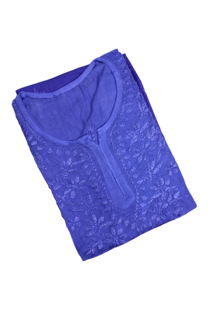 KIARA BLUE RAYON OMBRE SHADE SHORT KURTA