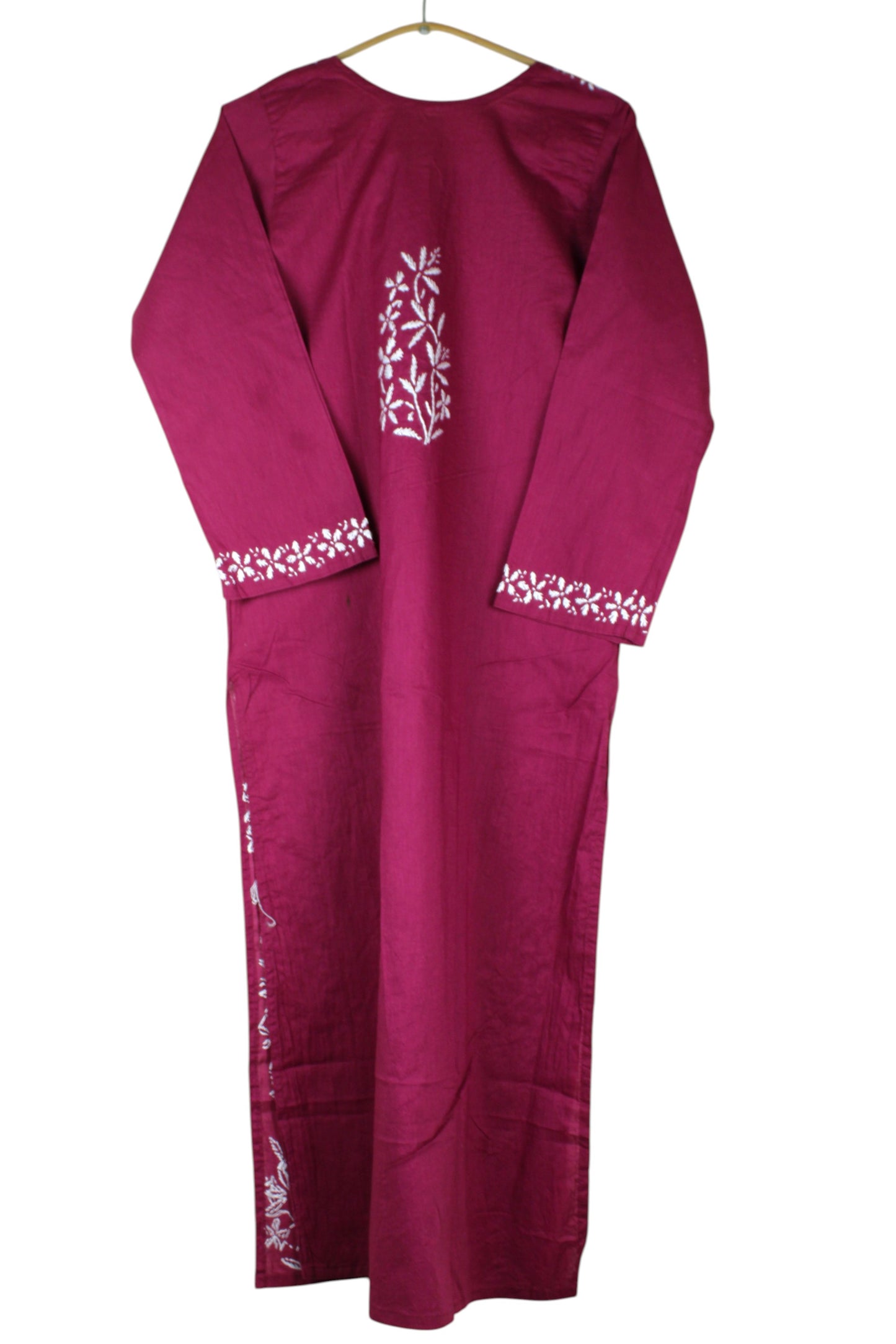 ZOYA RANI PINK COTTON LONG KURTA