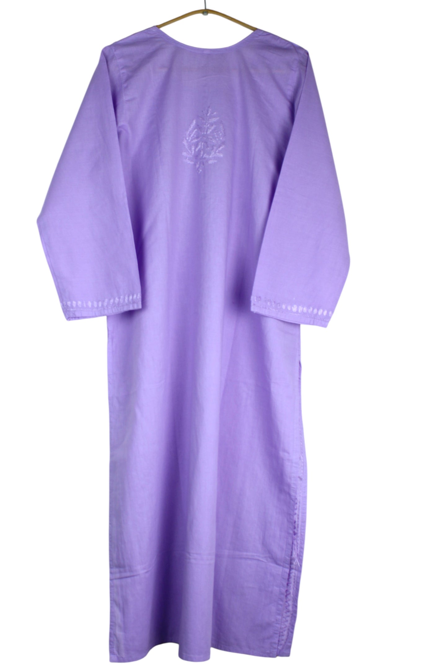 KIRAN LAVENDER COTTON LONG KURTA