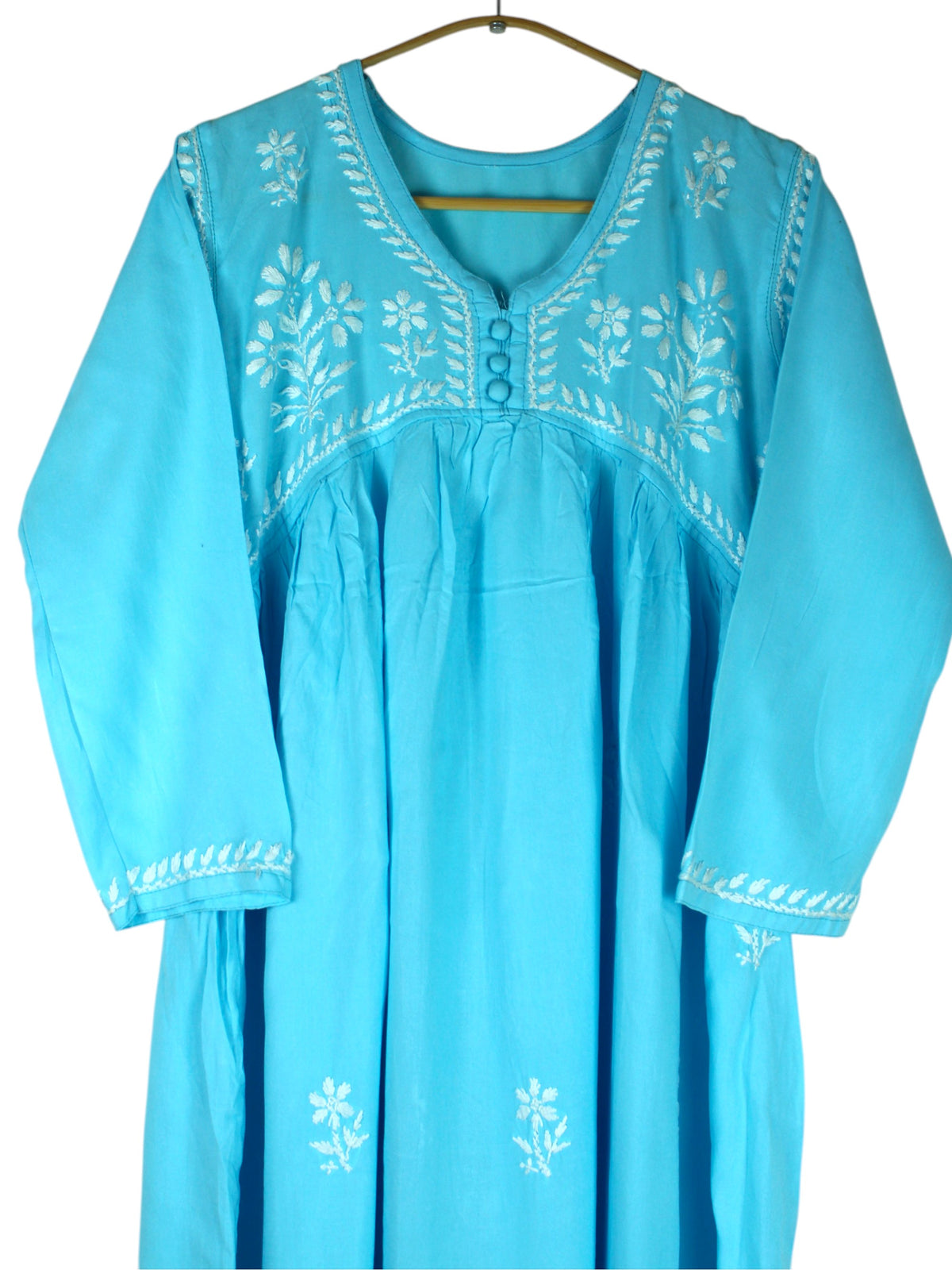 ZAREEN RAYON SKY BLUE GOWN