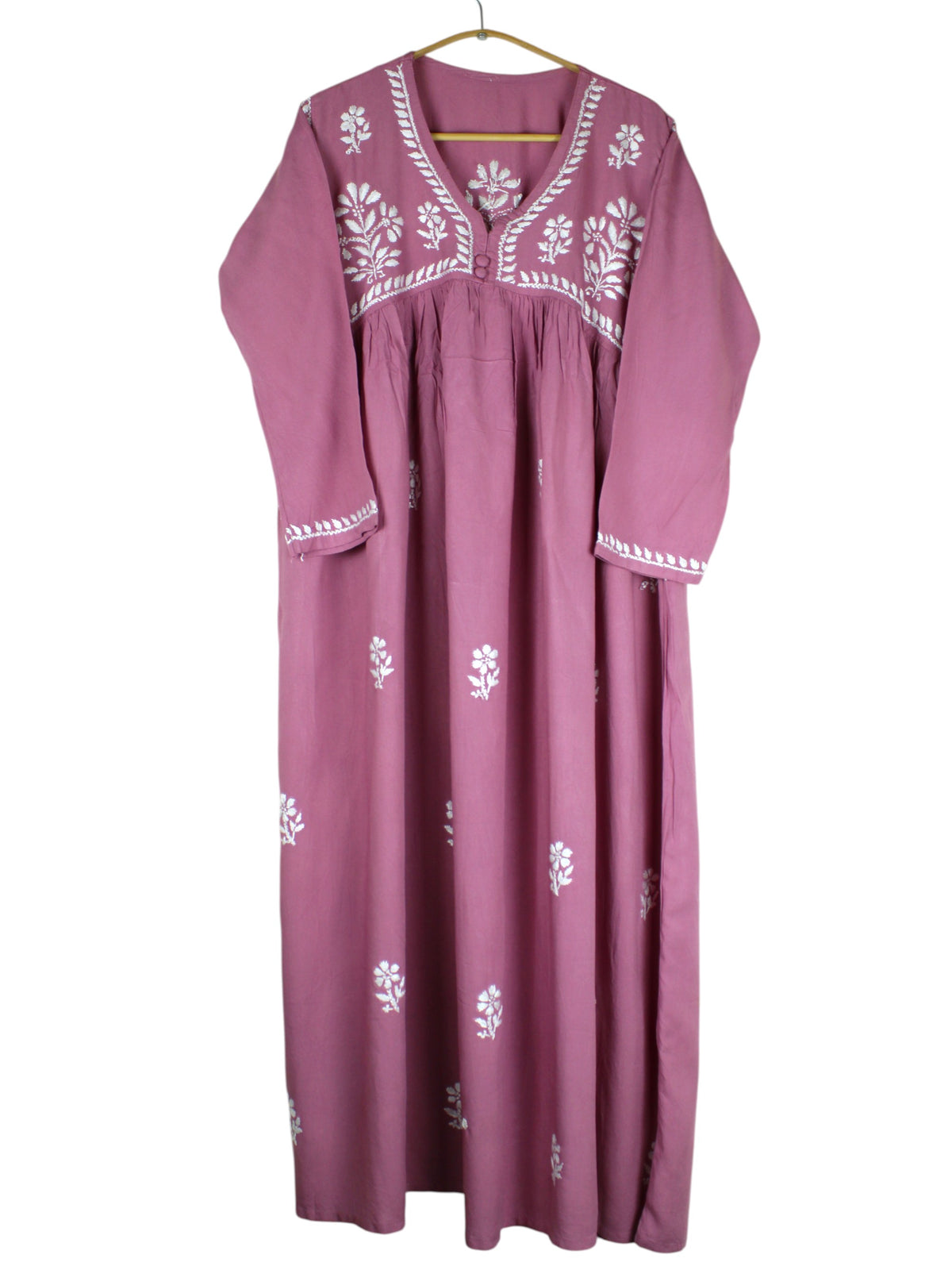 ZAREEN RAYON MAUVE GOWN