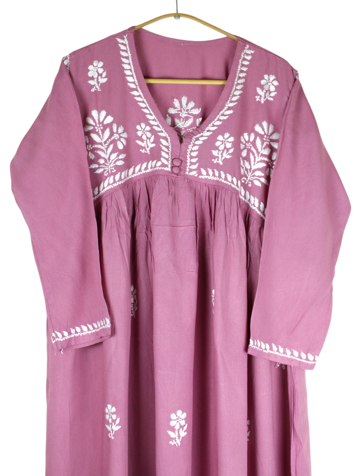 ZAREEN RAYON MAUVE GOWN