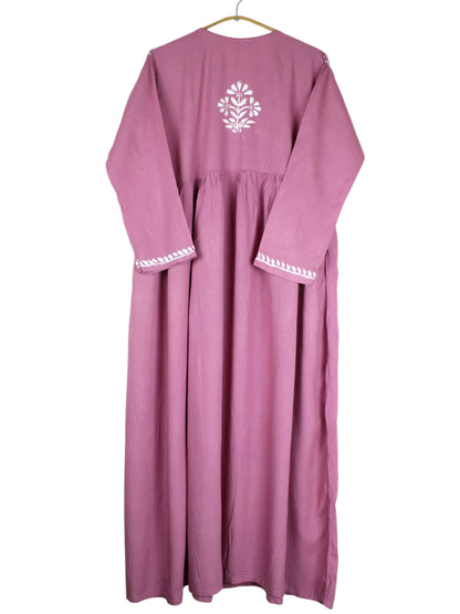 ZAREEN RAYON MAUVE GOWN