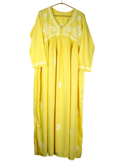 ZAREEN RAYON YELLOW GOWN