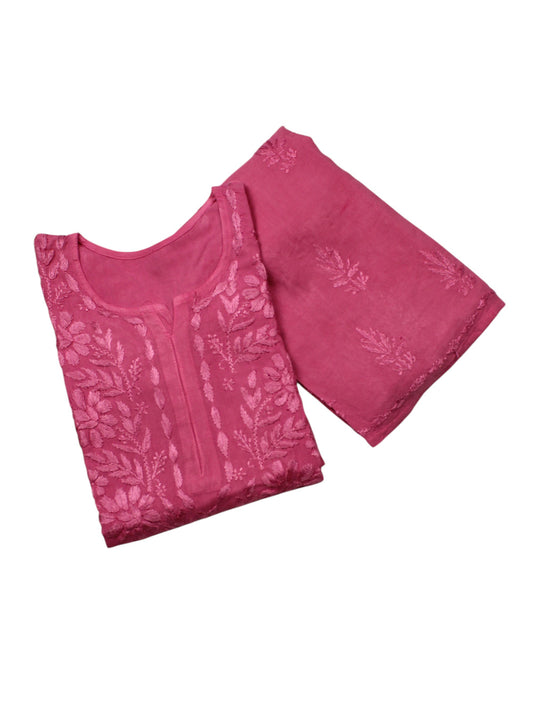 ROOH DUSTY ROSE PINK RAYON KURTA SET