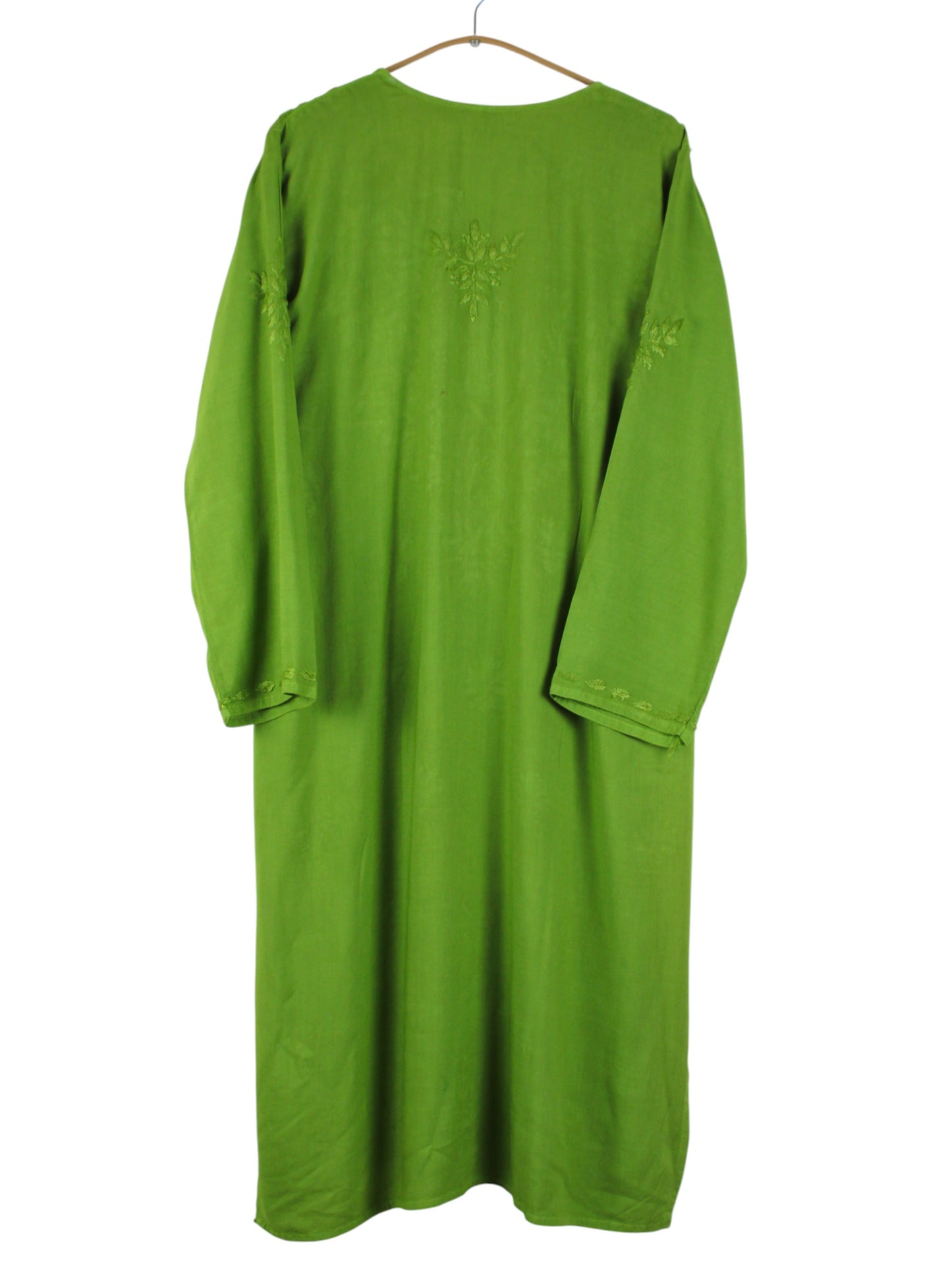 ROOH LEAF GREEN RAYON KURTA SET