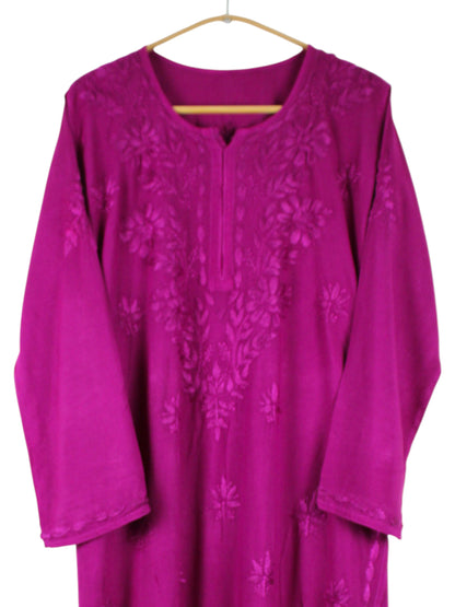 ROOH MAGENTA RAYON KURTA SET