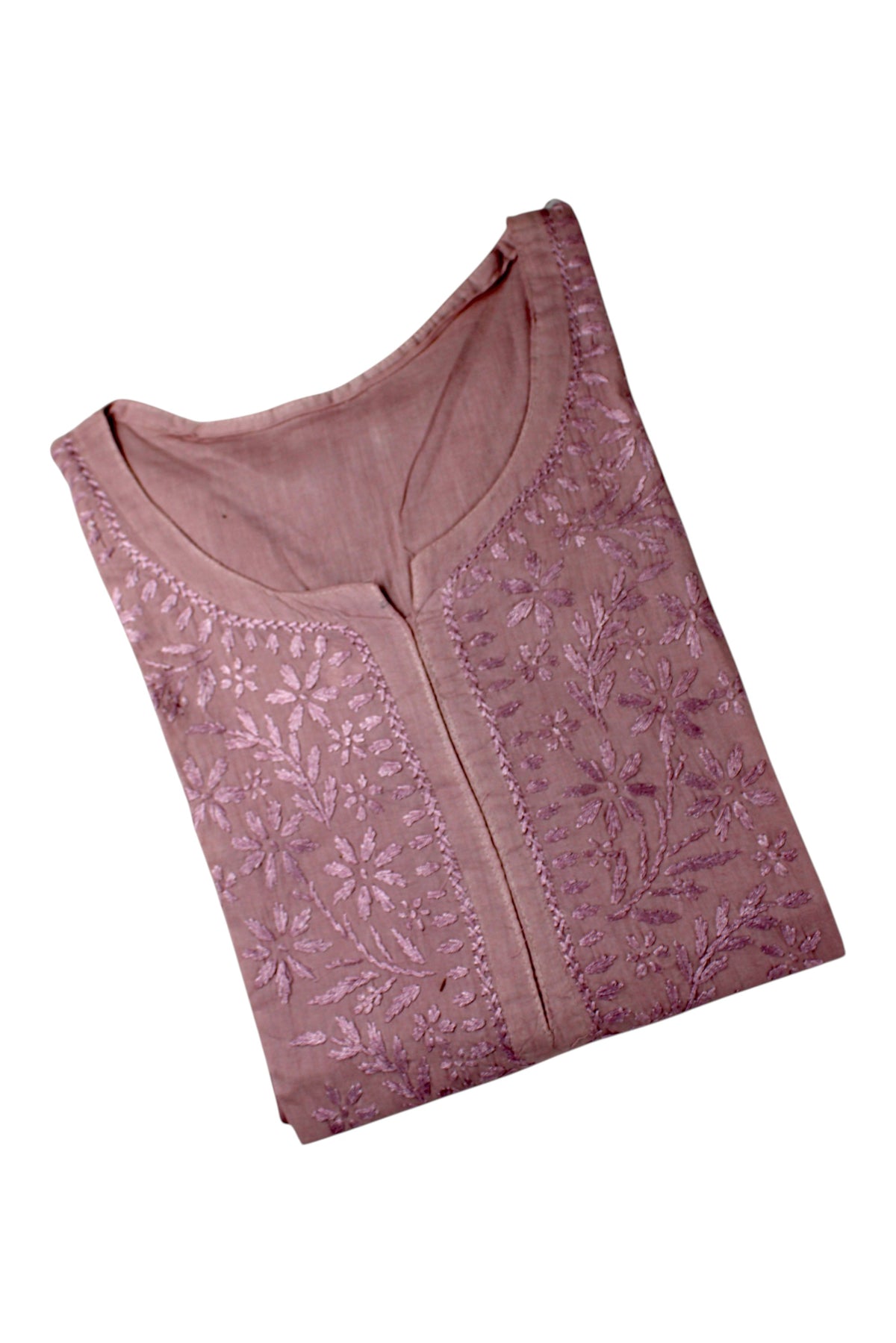 KIRAN MAUVE COTTON LONG KURTA