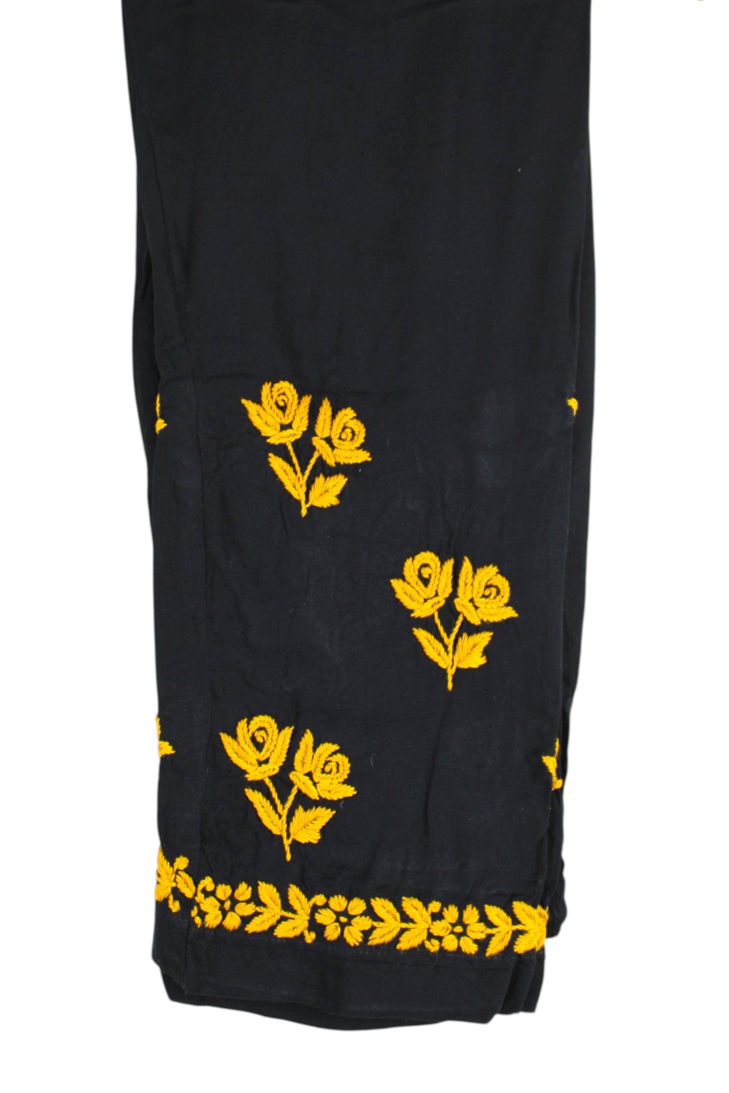 HERA BLACK & MUSTARD YELLOW RAYON PREMIUM KURTA SET