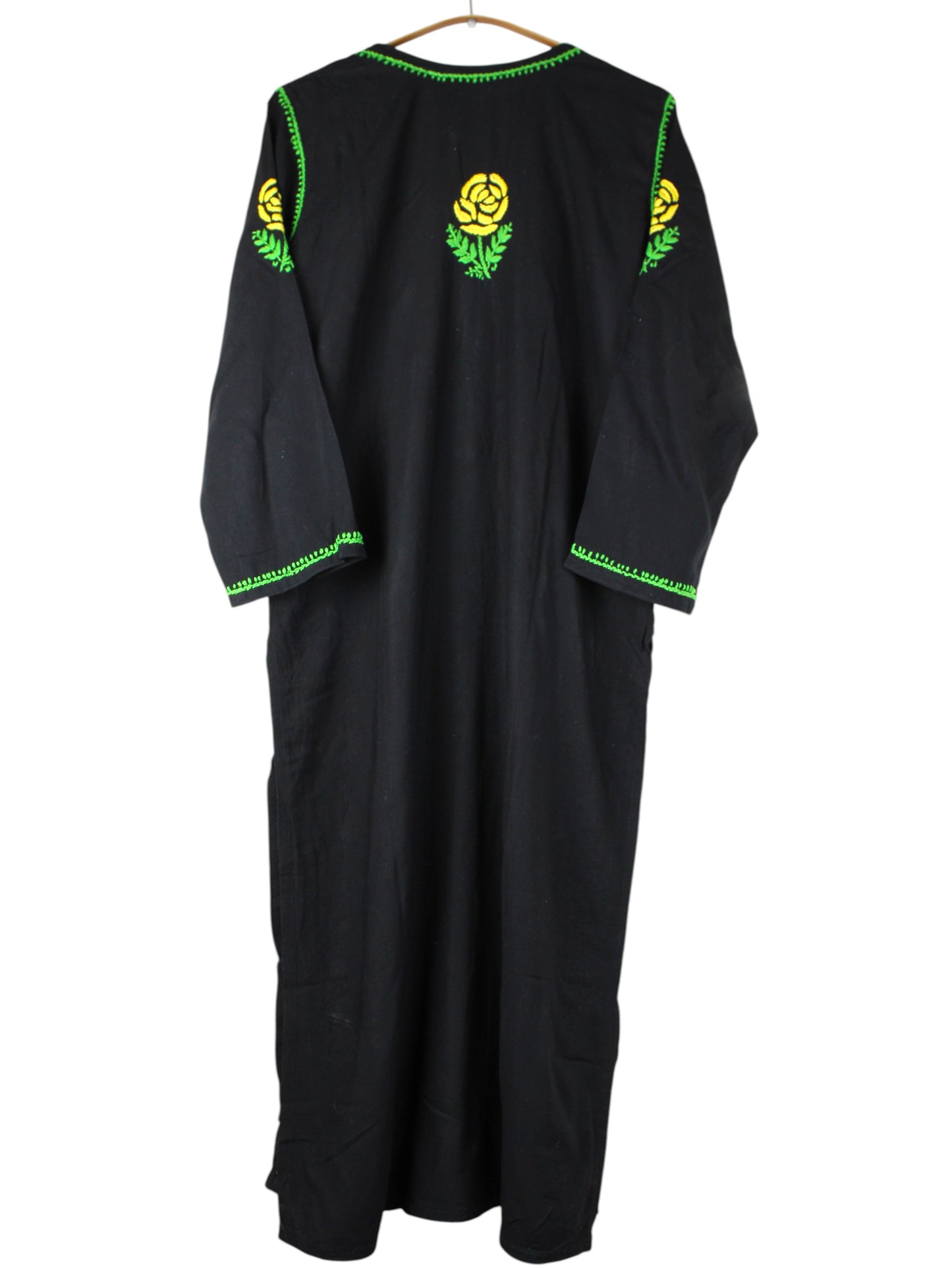 MERINA BLACK & YELLOW PREMIUM RAYON KURTA SET