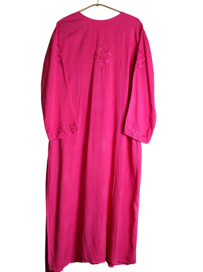 RUHAIRA RANI PINK RAYON KURTA SET