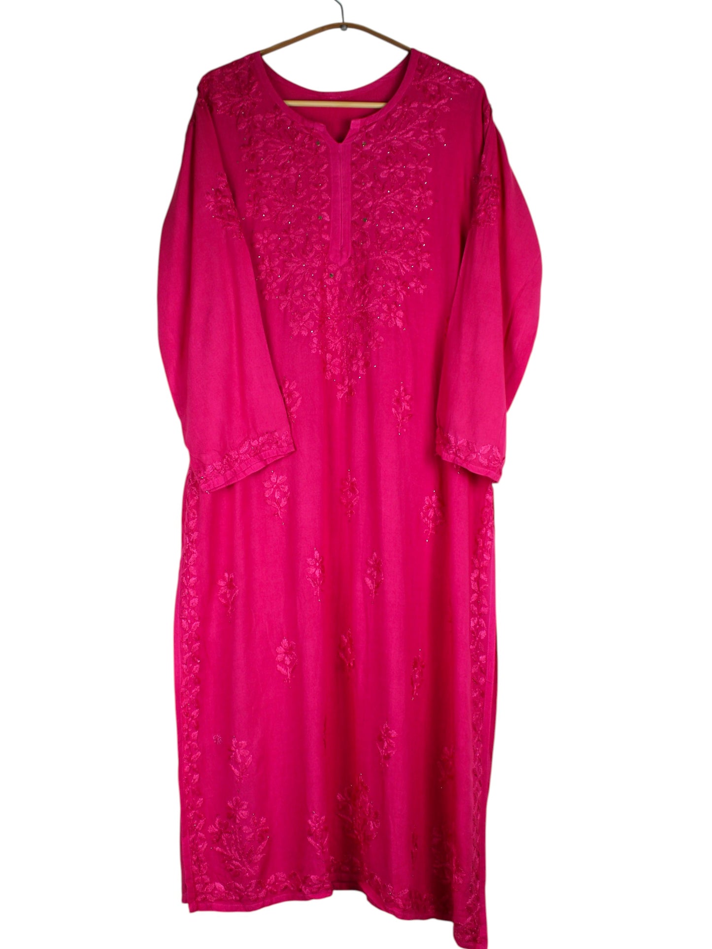 RUHAIRA RANI PINK RAYON KURTA SET