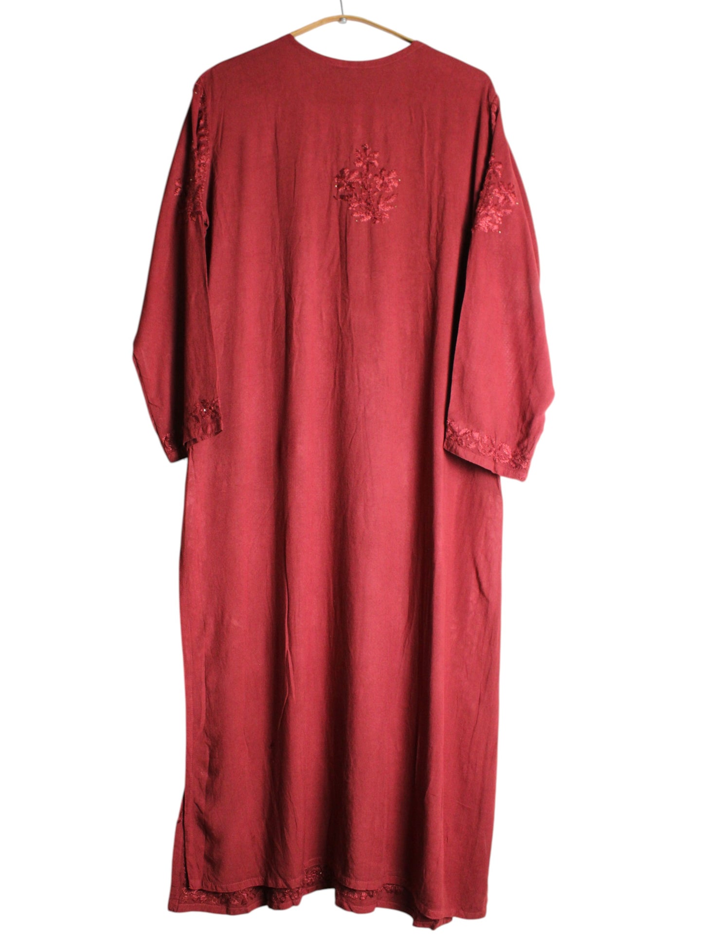 RUHAIRA RUBY RED RAYON KURTA SET