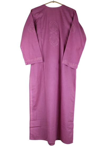 HALA ONION PINK ANGRAKHA COTTON LONG KURTA