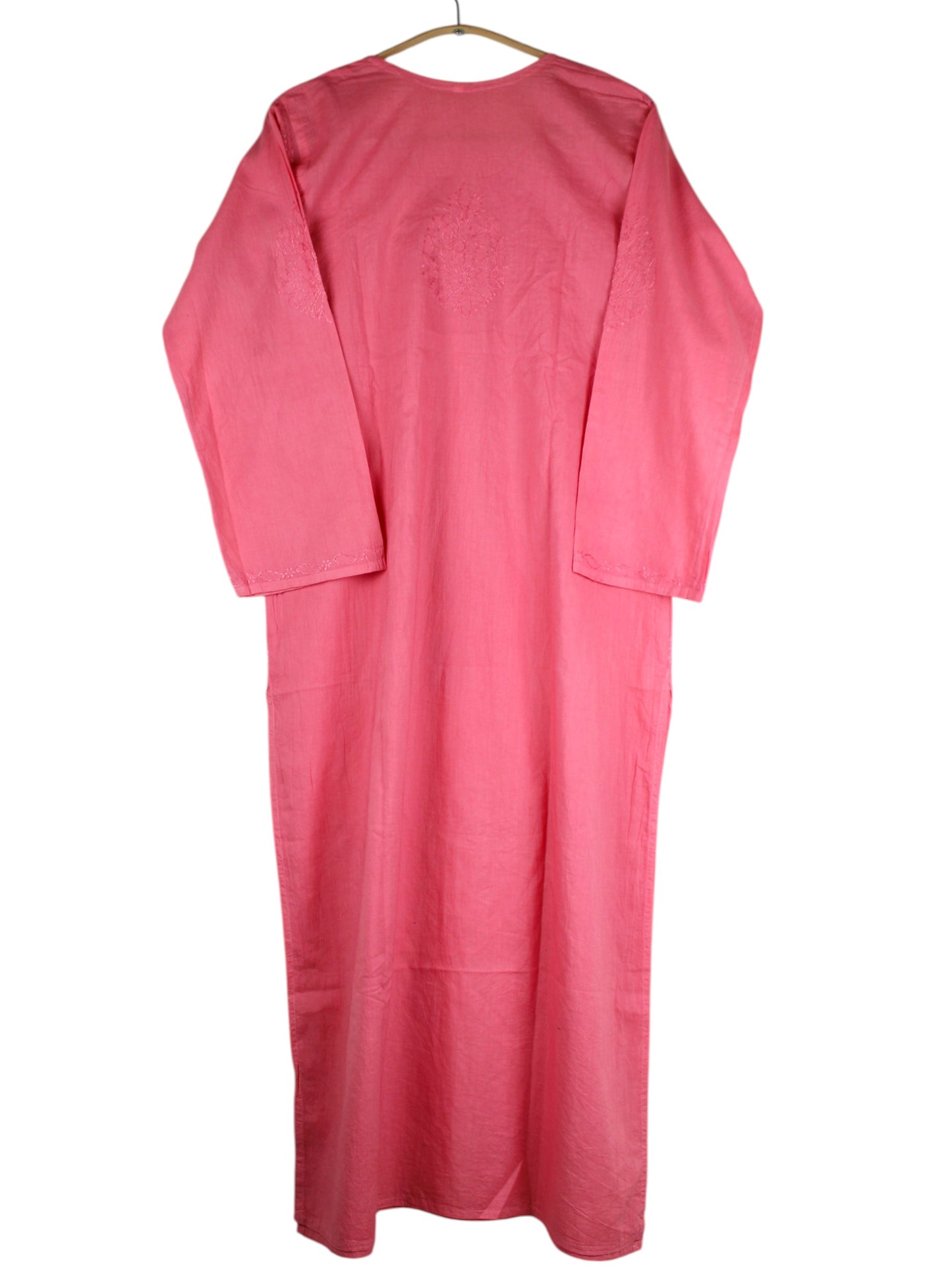 SAFA ROSE PINK COTTON LONG KURTA
