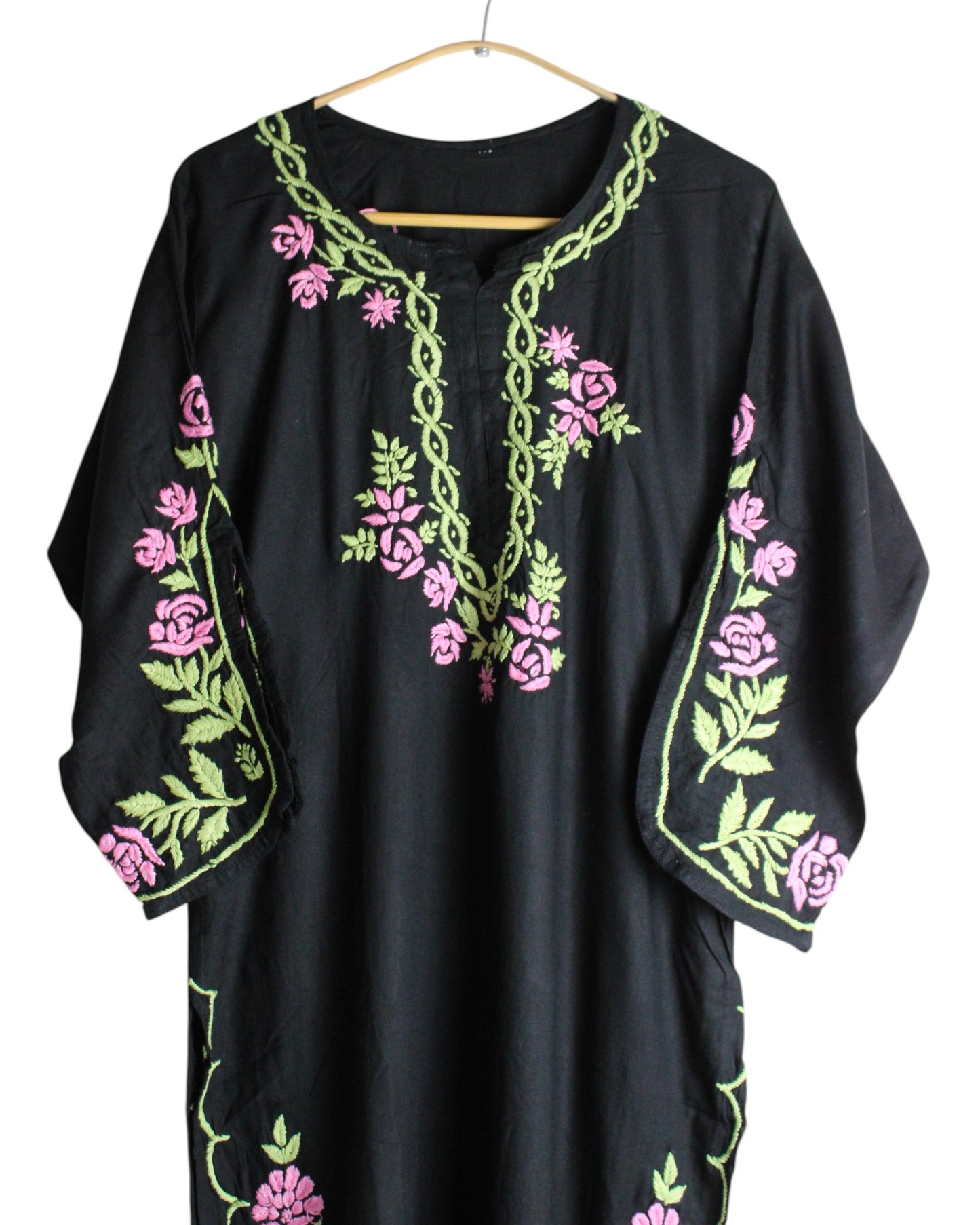 NAGMA BLACK MODAL LONG KURTA