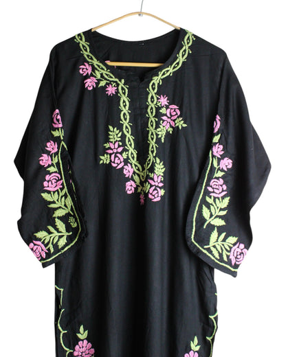 NAGMA BLACK MODAL LONG KURTA