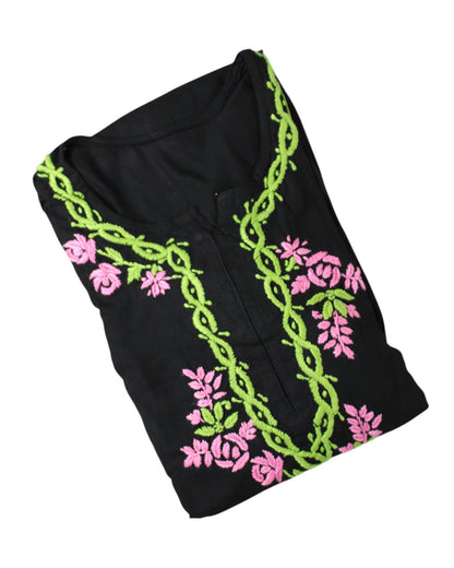 NAGMA BLACK MODAL LONG KURTA