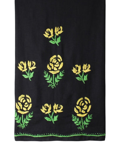 MERINA BLACK & YELLOW PREMIUM RAYON KURTA SET
