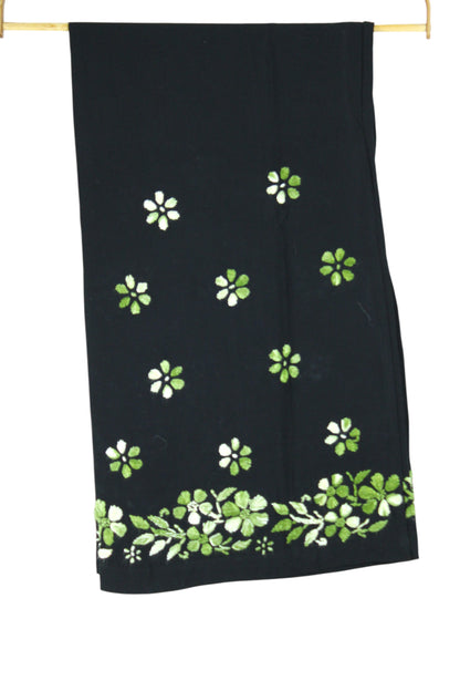 RIYA BLACK & GREEN RAYON KURTA SET