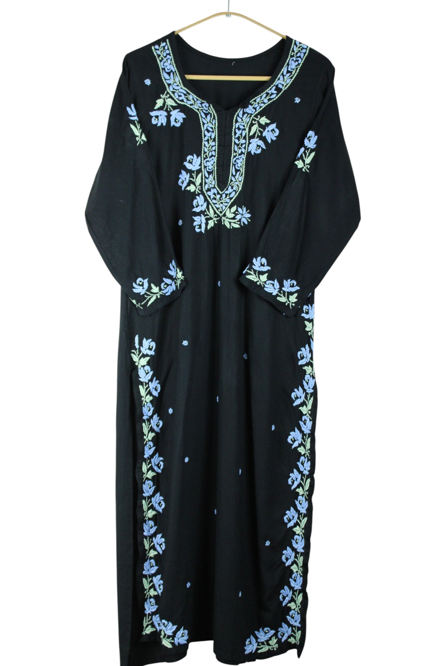SELINA BLACK & BLUE PREMIUM KURTA SET