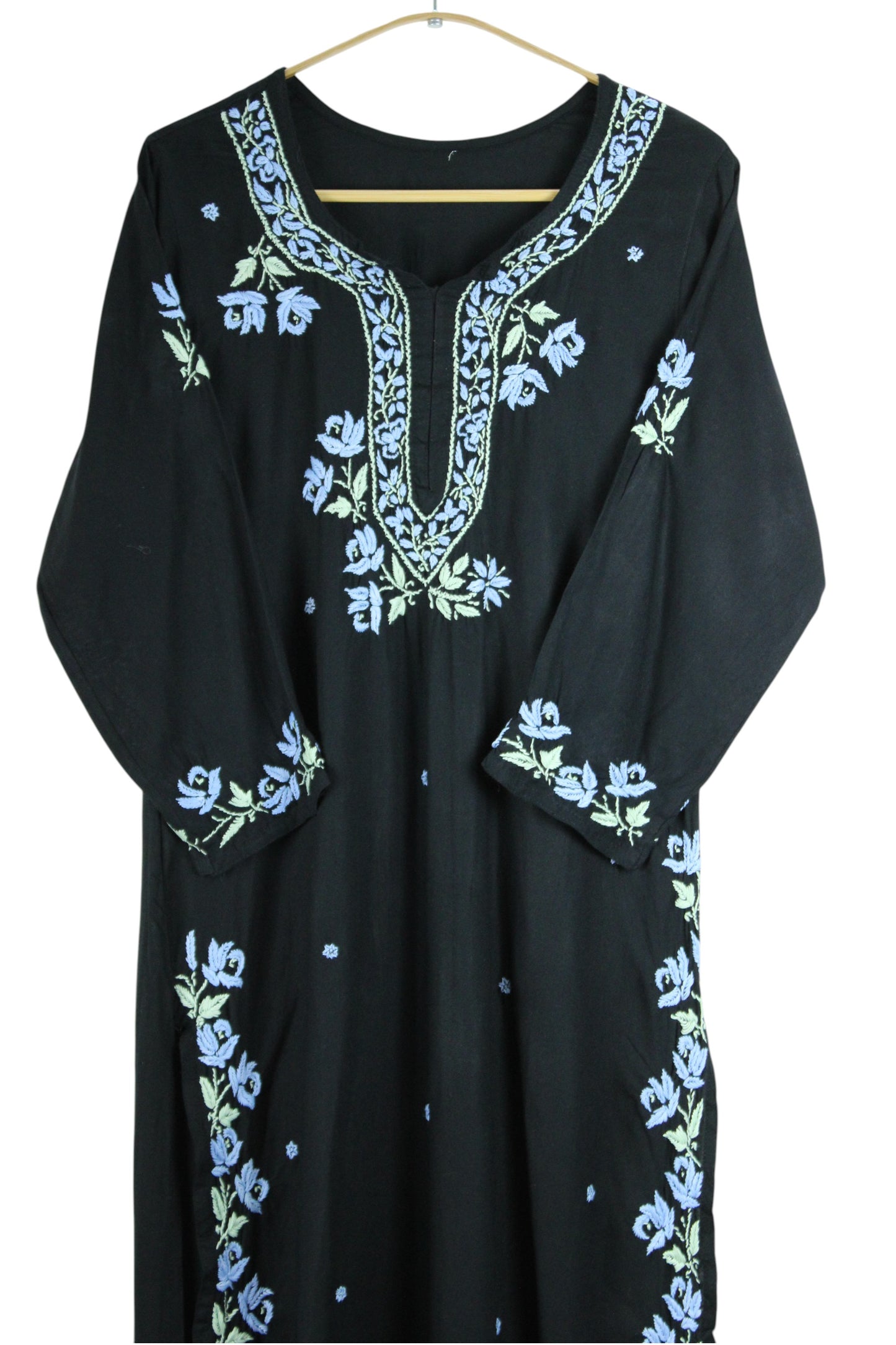 SELINA BLACK & BLUE PREMIUM KURTA SET