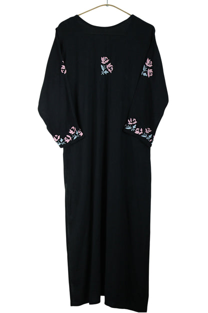 SELINA BLACK & BABY PINK PREMIUM KURTA SET