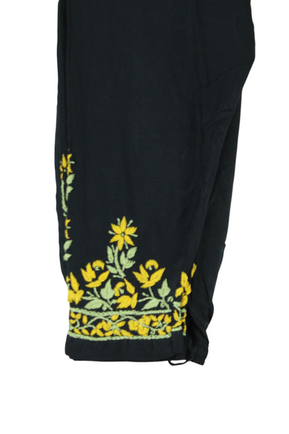 SELINA BLACK & YELLOW PREMIUM KURTA SET
