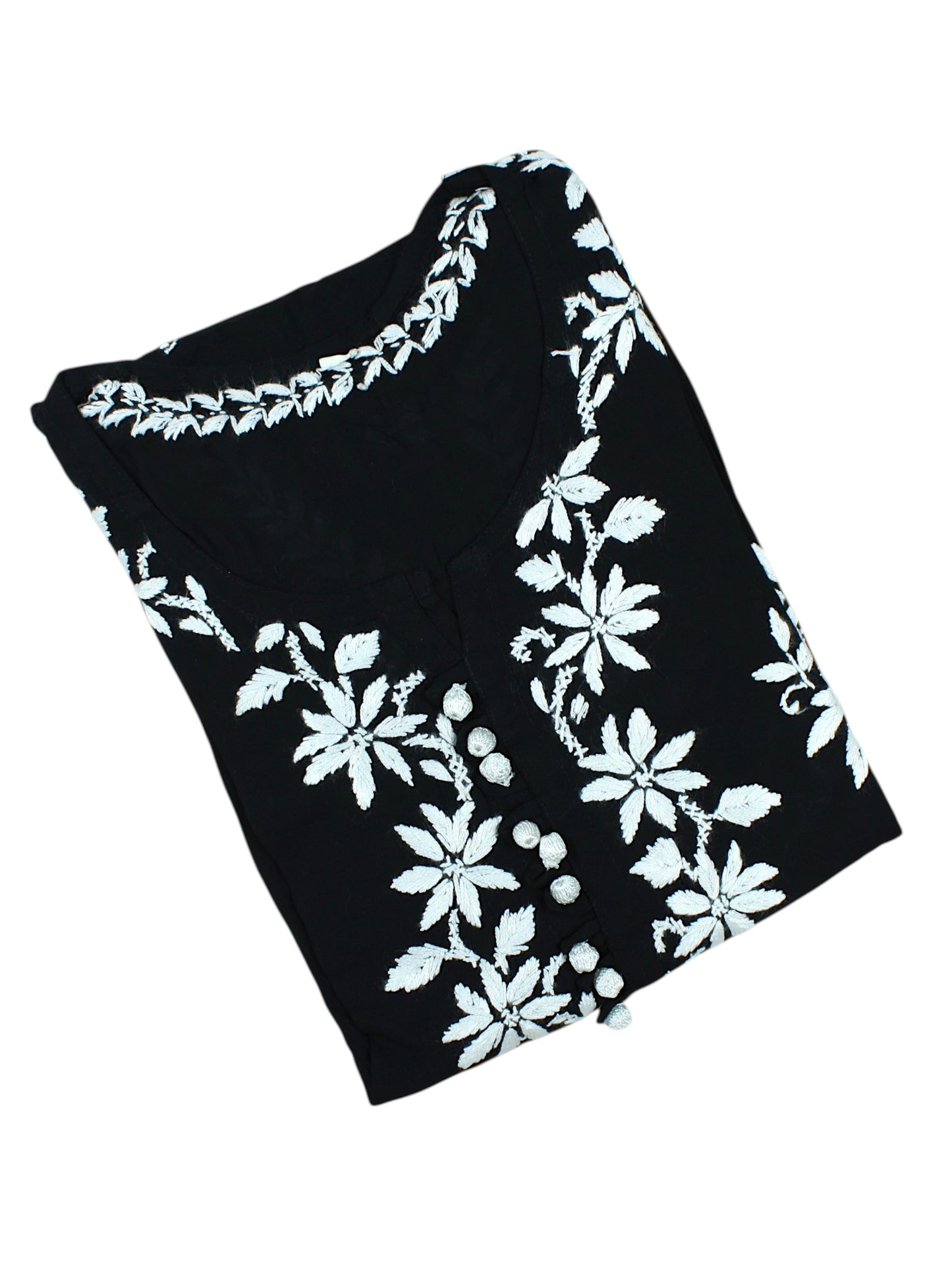 ELIZA BLACK MODAL LONG KURTA