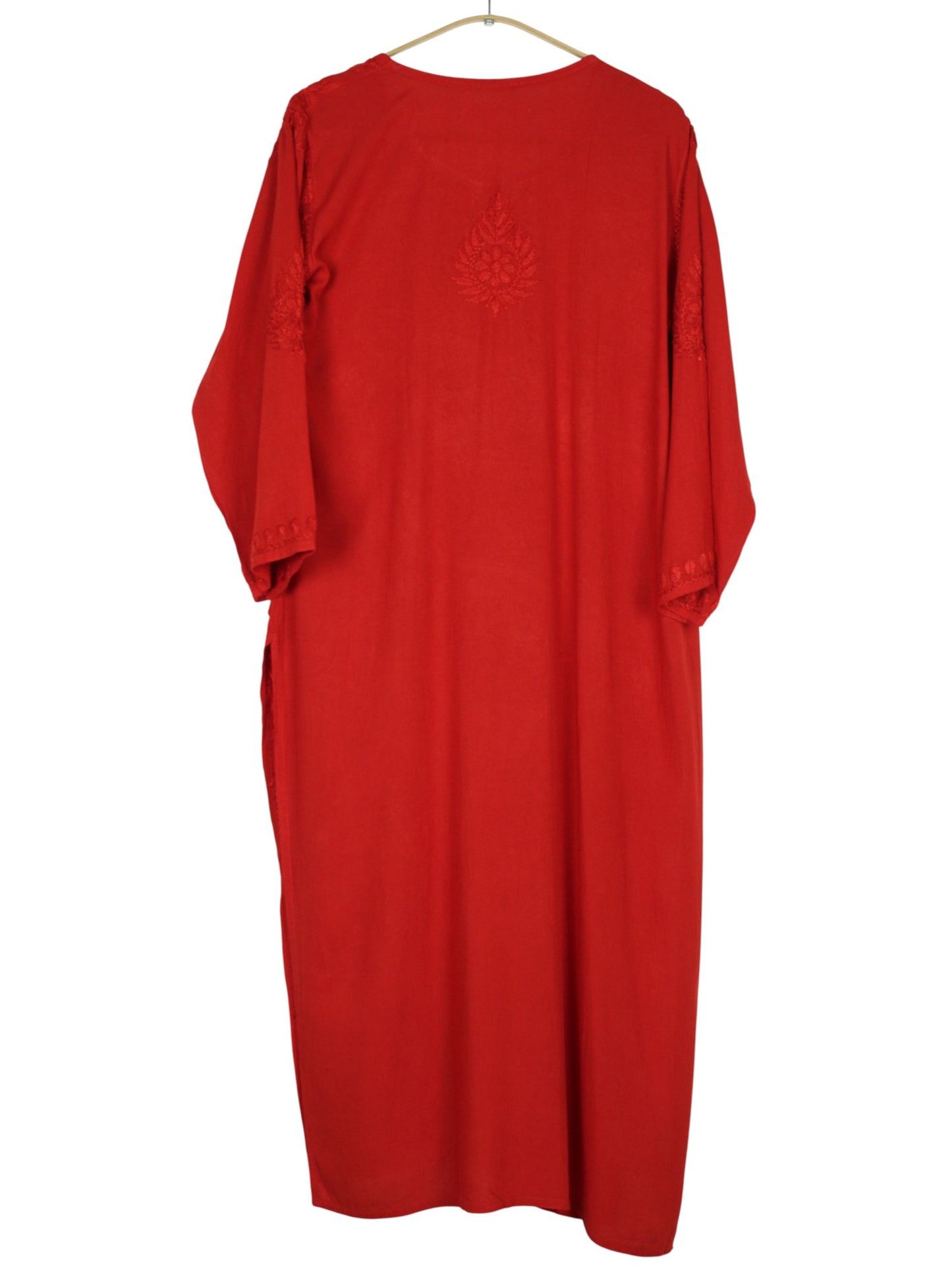 MEHEK MAROON OMBRE RAYON LONG KURTA