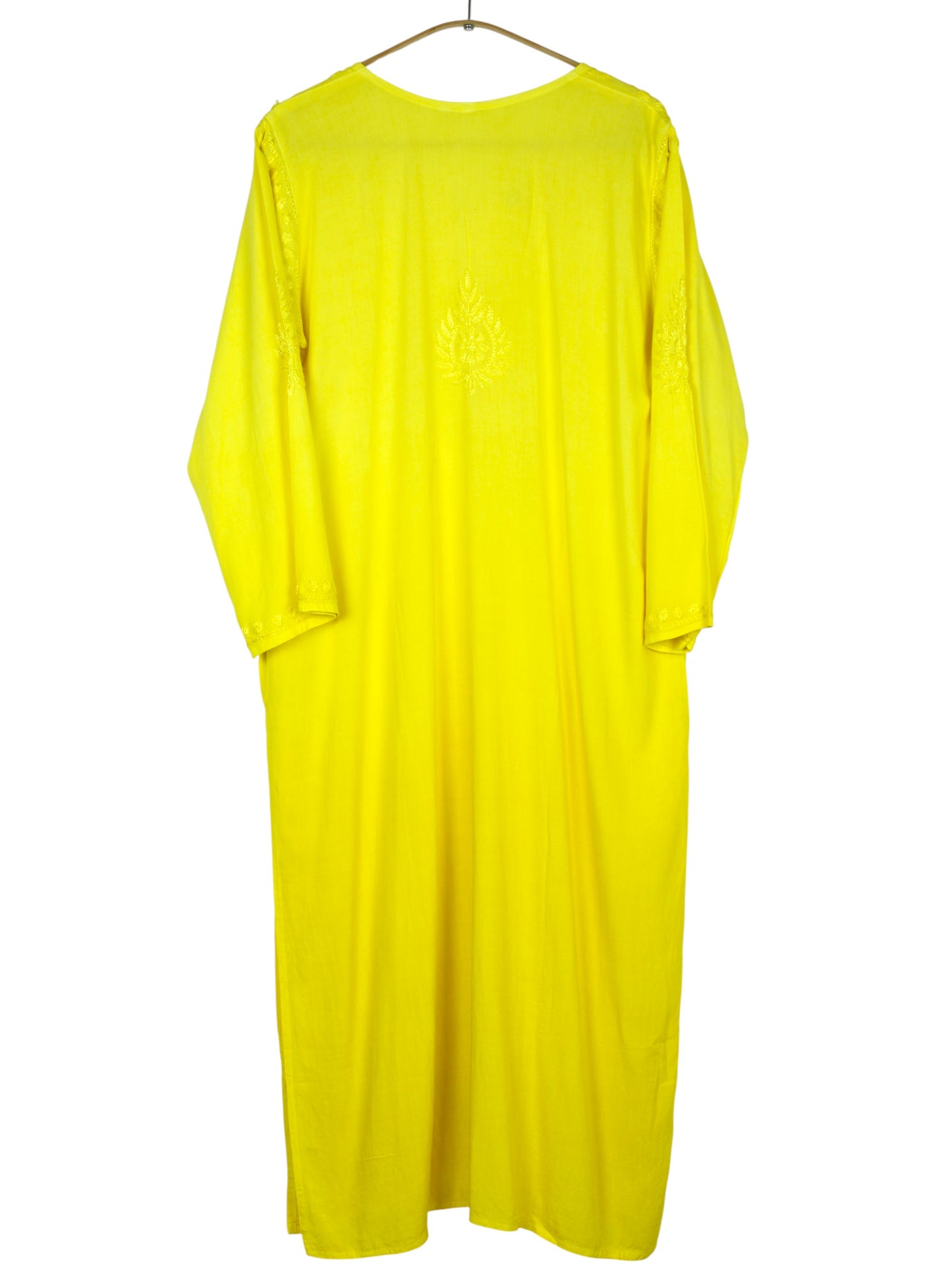 MEHEK YELLOW RAYON LONG KURTA