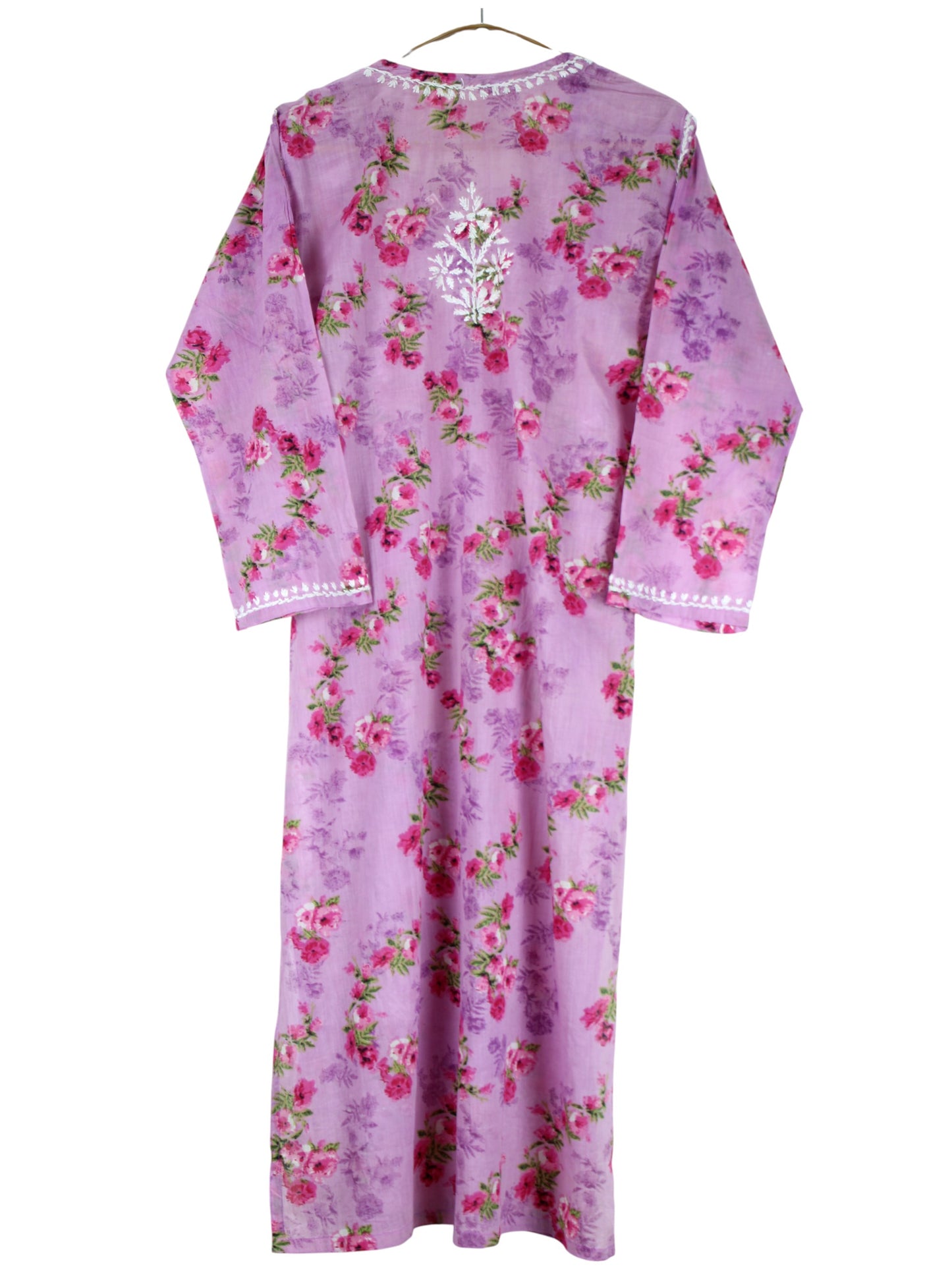 SANIA LAVENDER LONG MULMUL KURTA