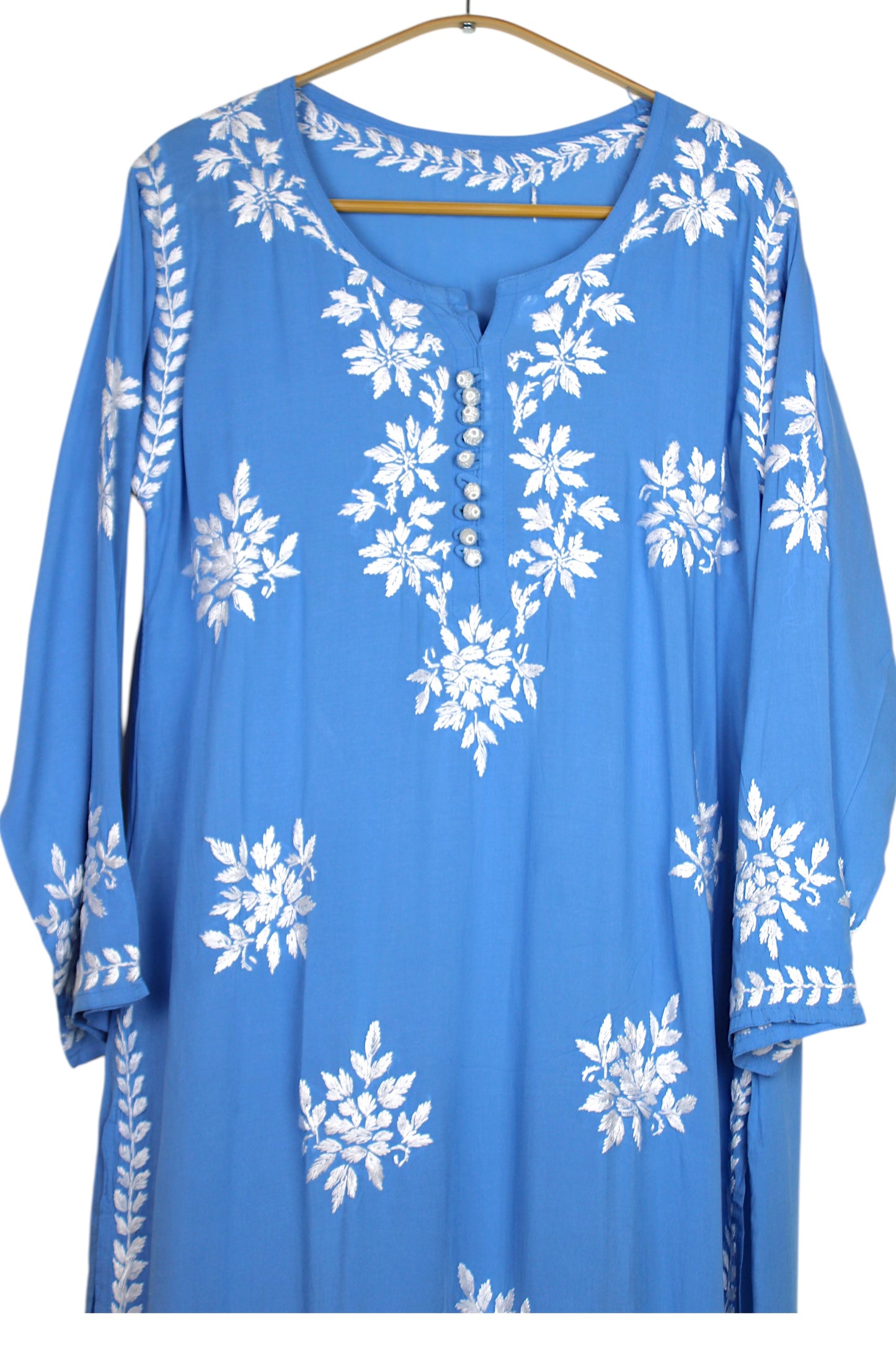 ELIZA BRIGHT BLUE MODAL LONG KURTA