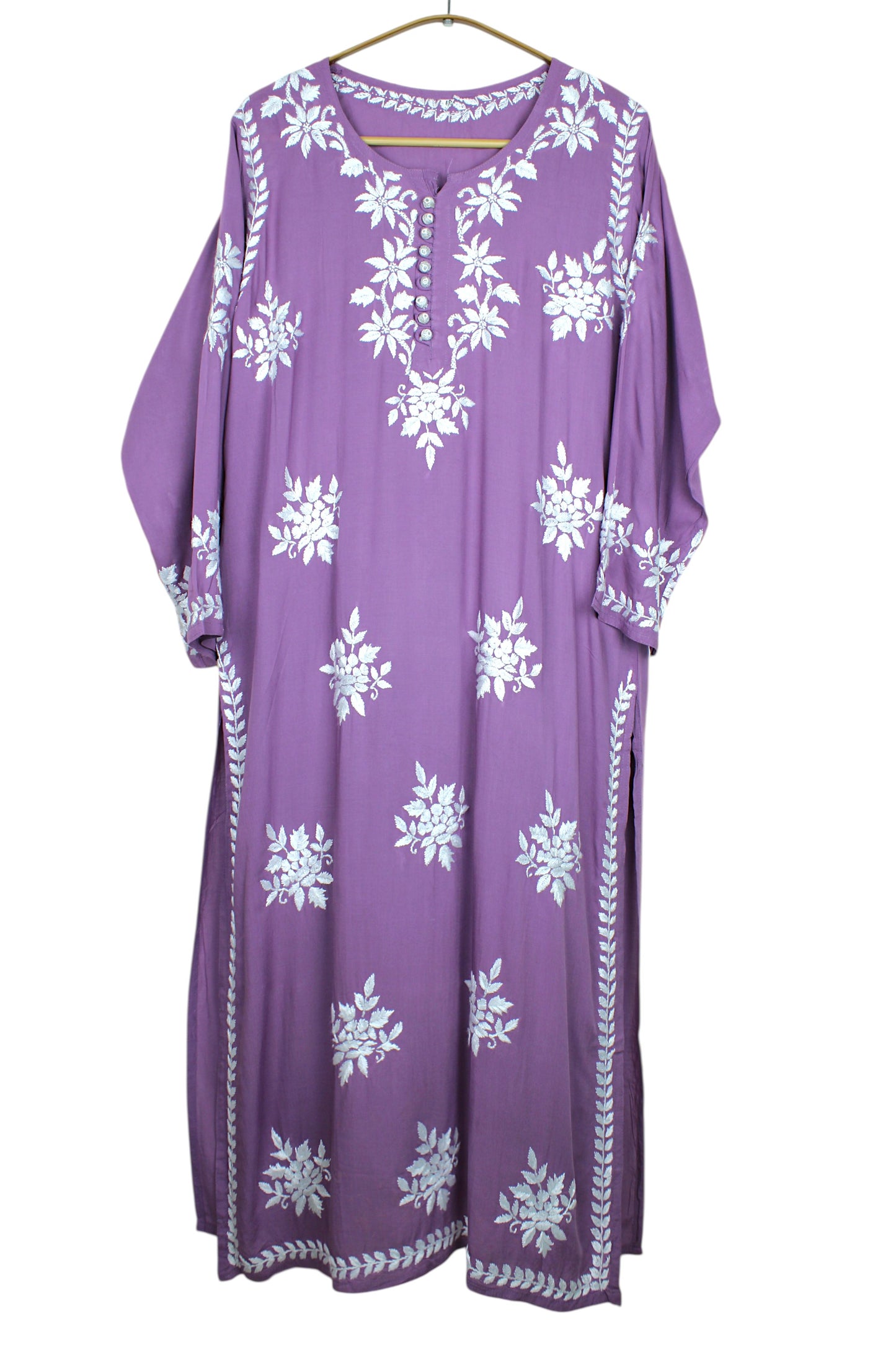 ELIZA MAUVE MODAL LONG KURTA