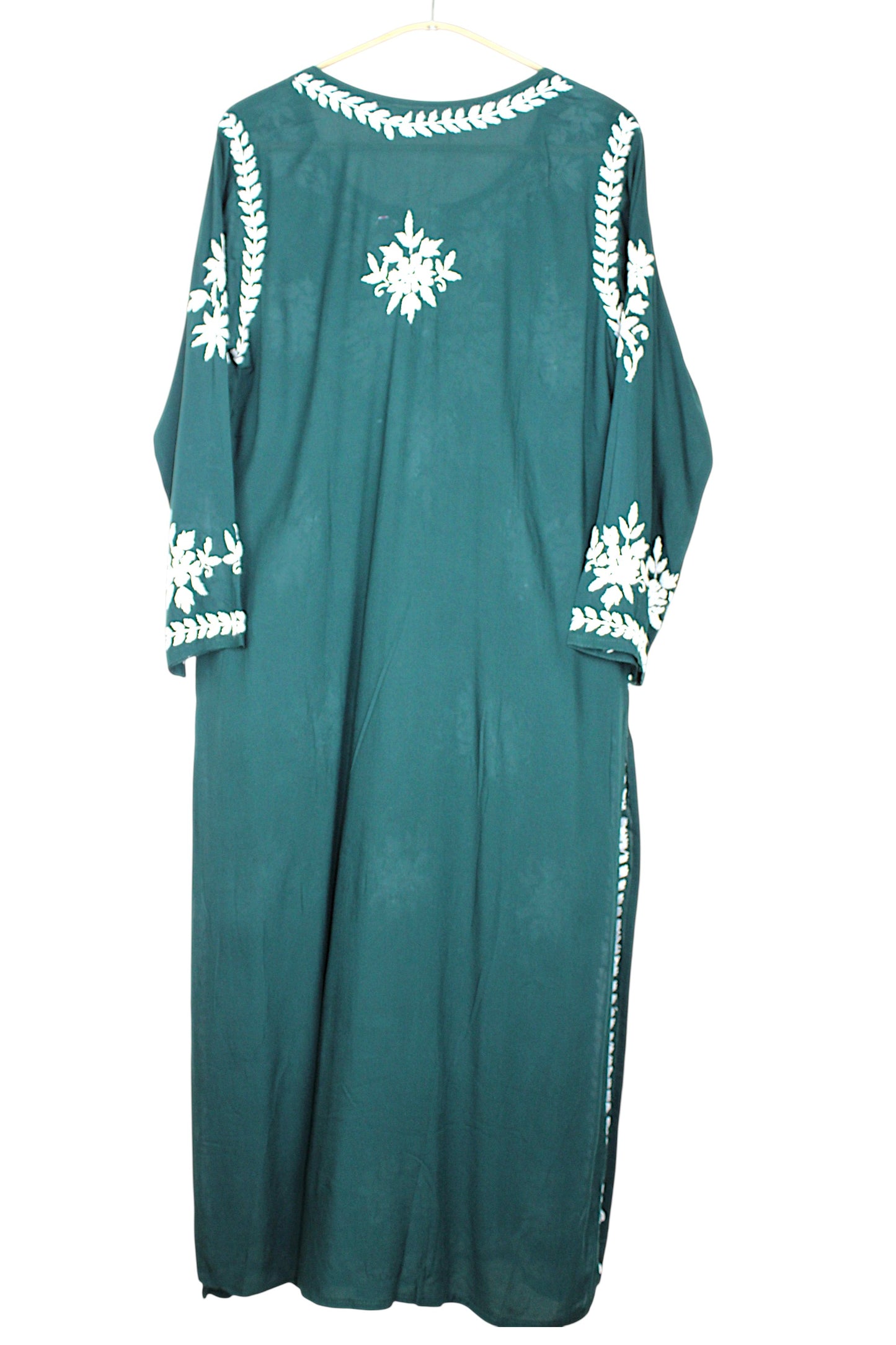 ELIZA BOTTLE GREEN MODAL LONG KURTA