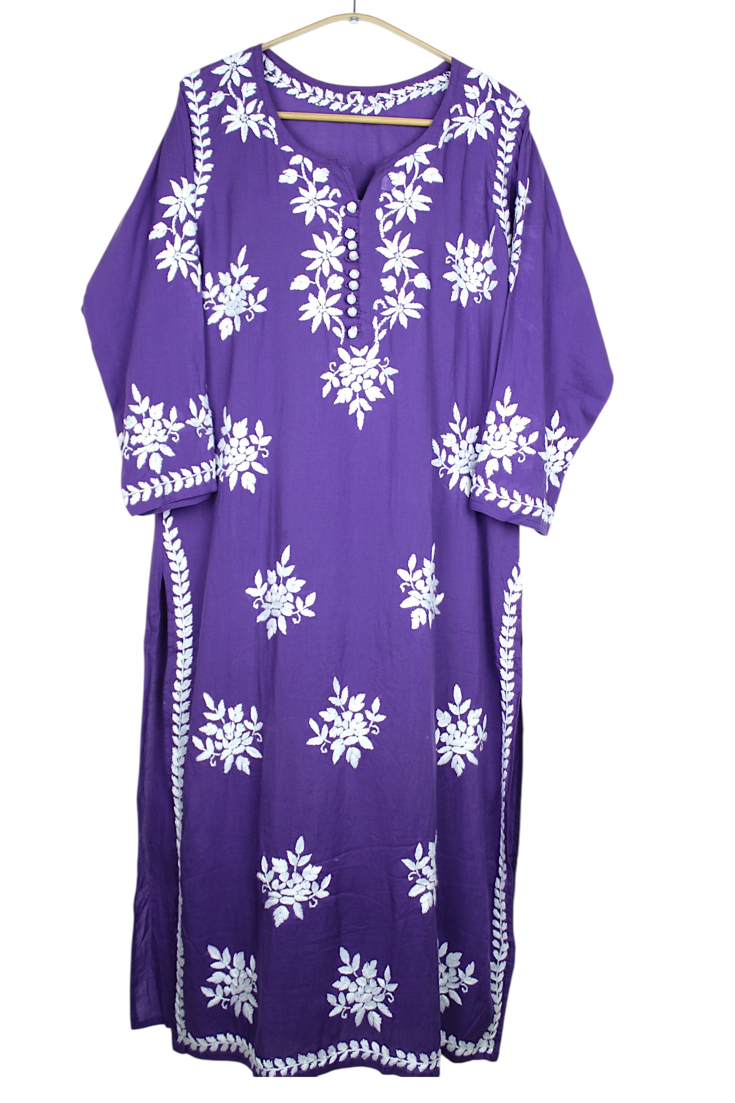 ELIZA PURPLE MODAL LONG KURTA