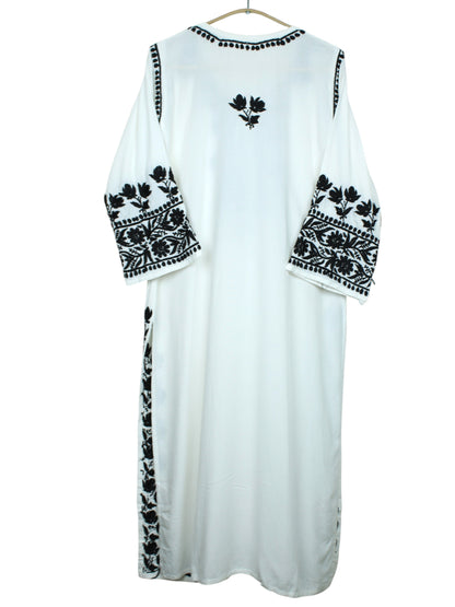 HERA WHITE & BLACK MODAL PREMIUM KURTA SET