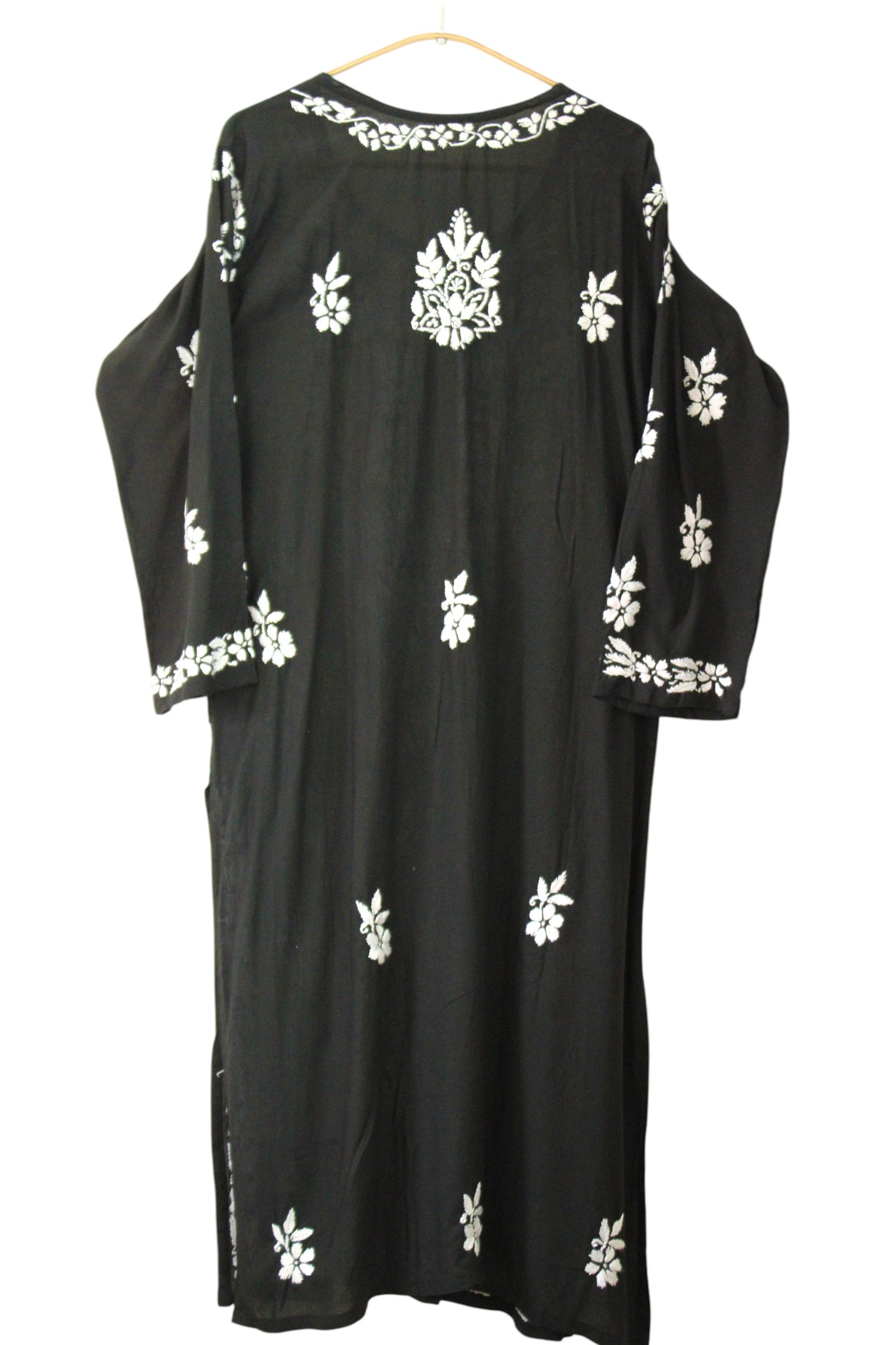 AABROO BLACK MODAL KURTA SET
