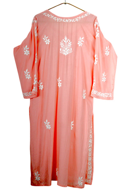 AABROO PEACH MODAL KURTA SET