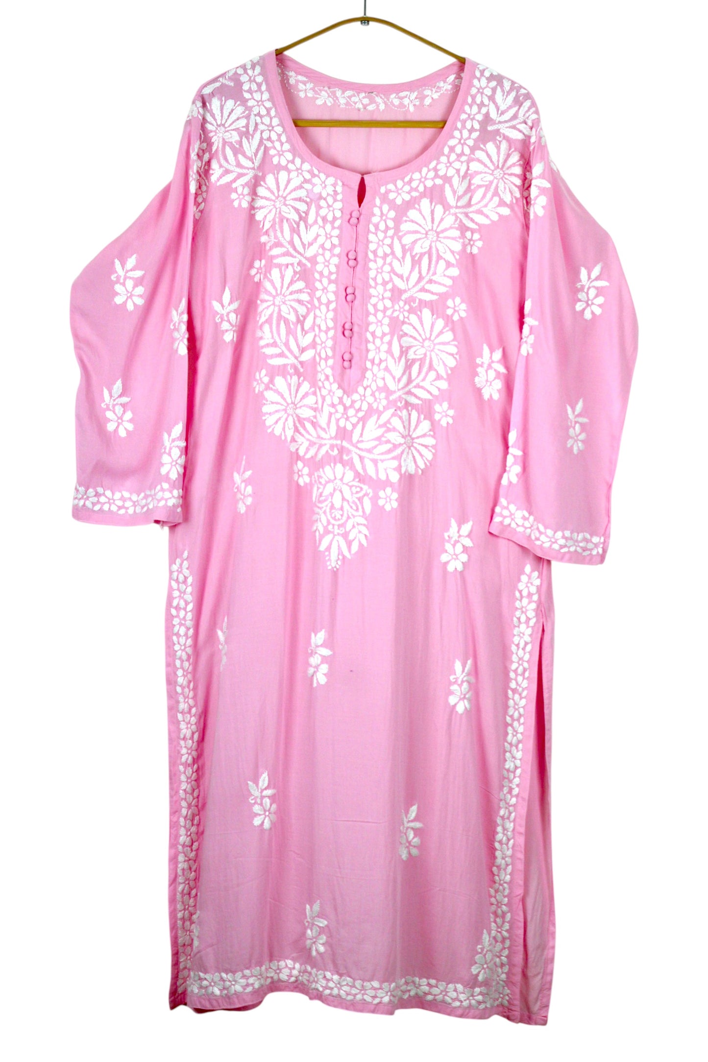 AABROO PINK MODAL KURTA SET