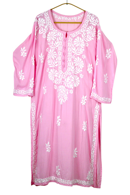 AABROO PINK MODAL KURTA SET