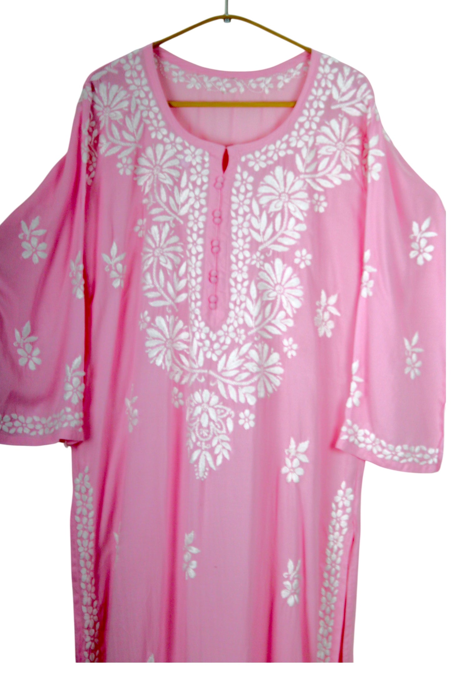 AABROO PINK MODAL KURTA SET