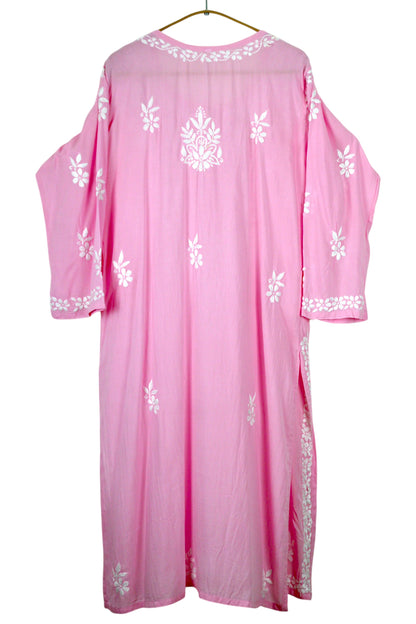 AABROO PINK MODAL KURTA SET
