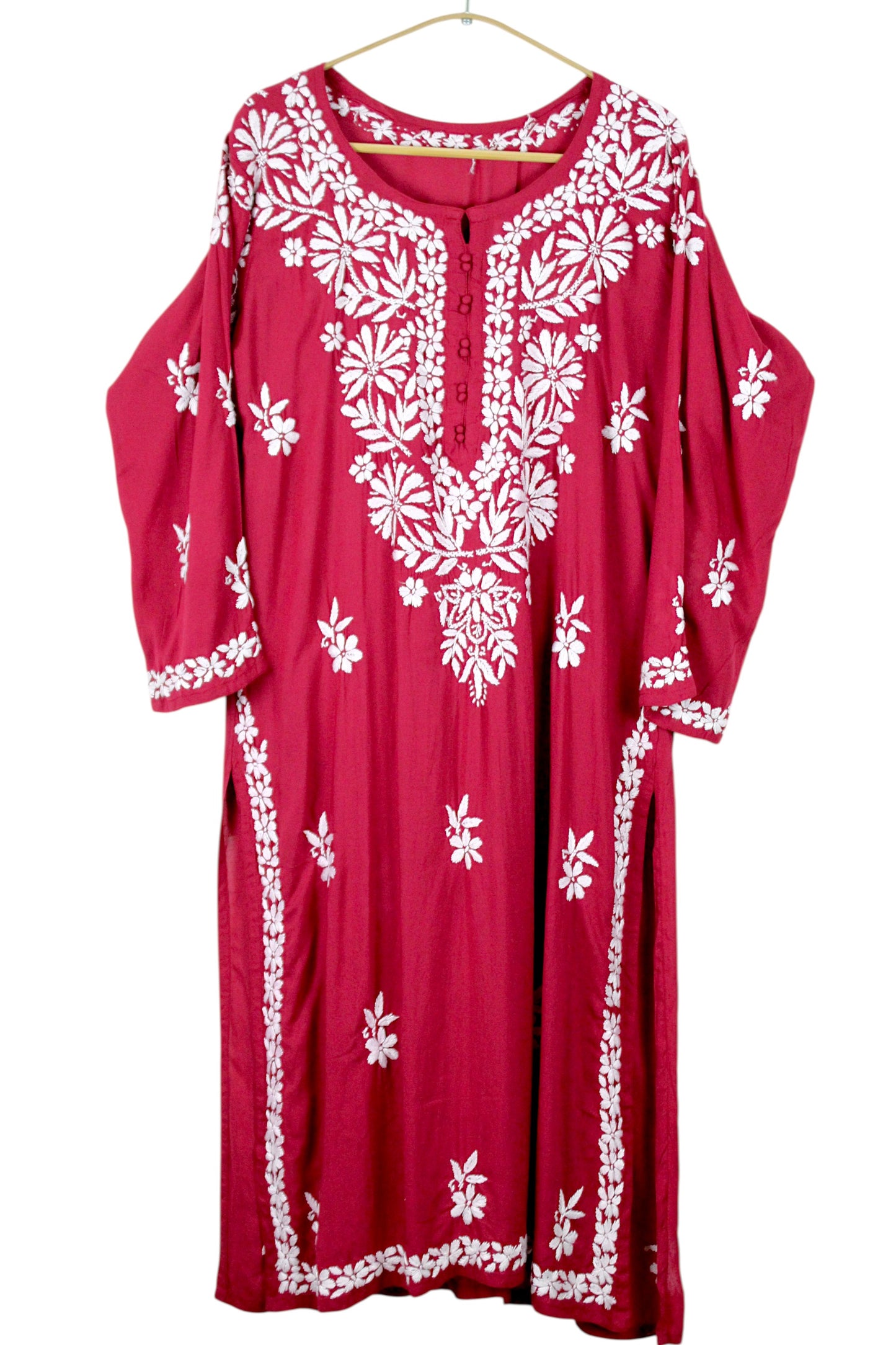 AABROO RASPBERRY MAROON MODAL KURTA SET
