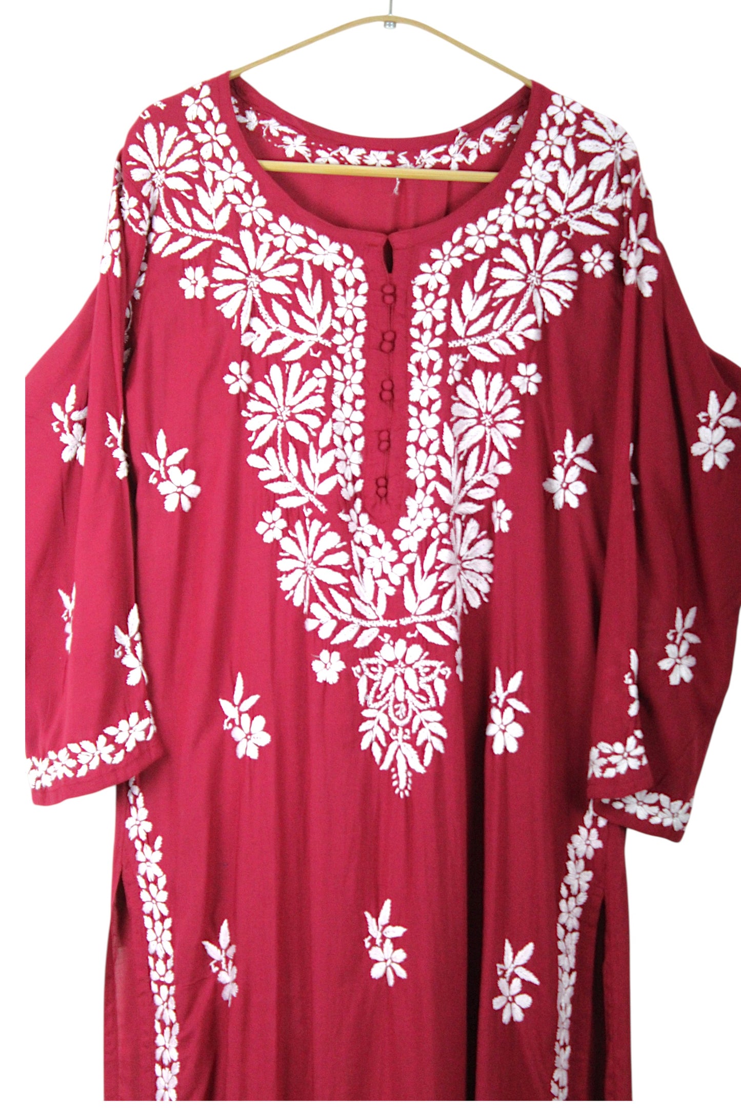AABROO RASPBERRY MAROON MODAL KURTA SET