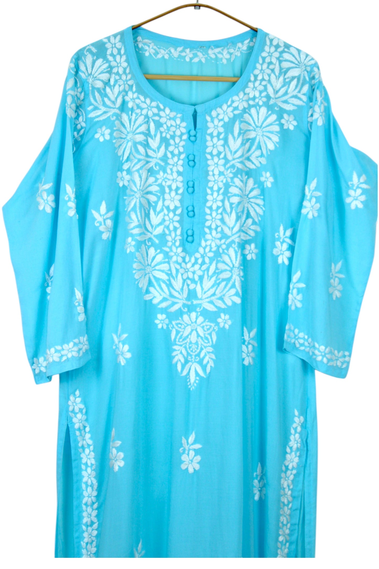 AABROO SKY BLUE MODAL KURTA SET