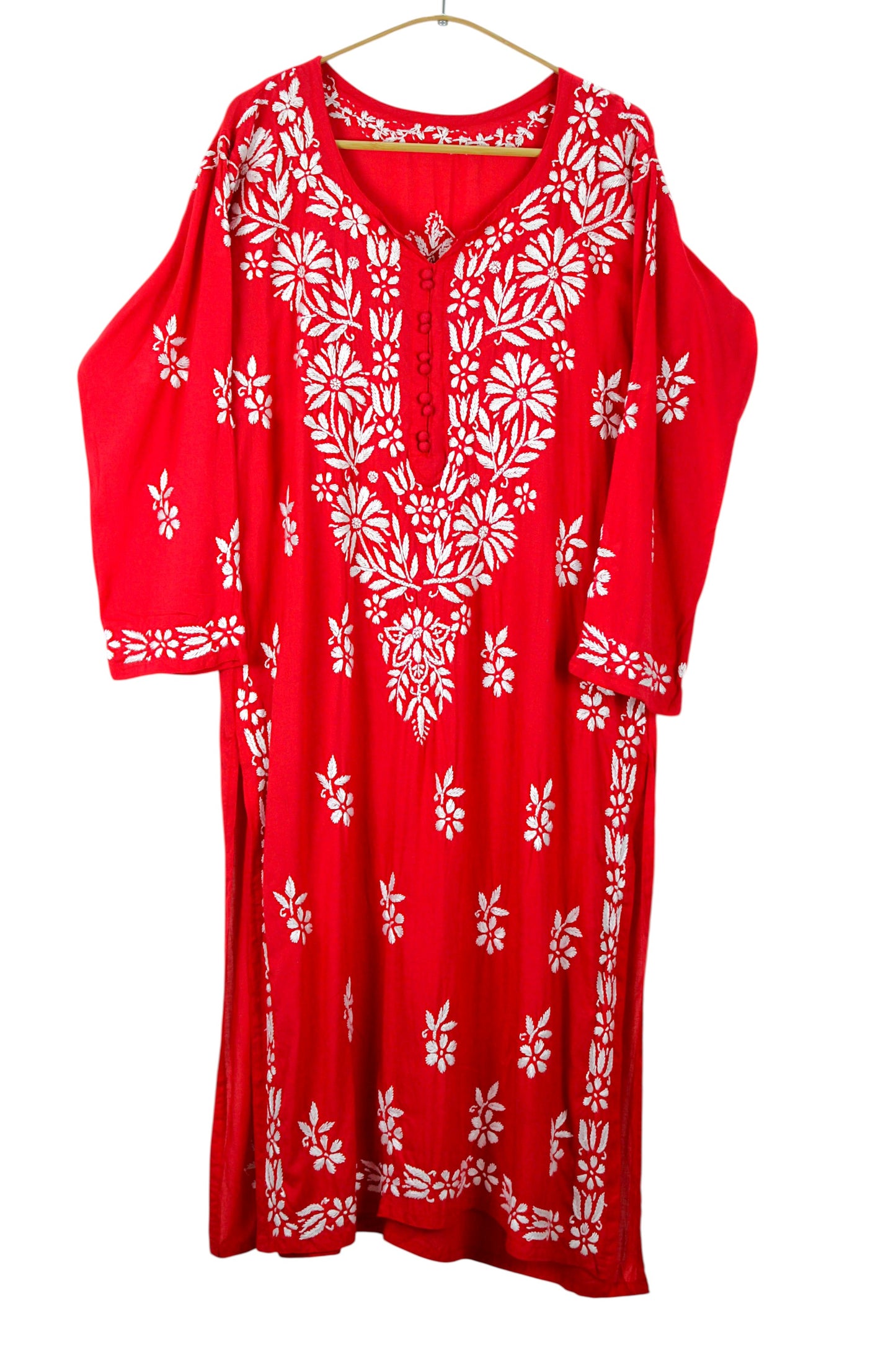 AABROO RED MODAL KURTA SET