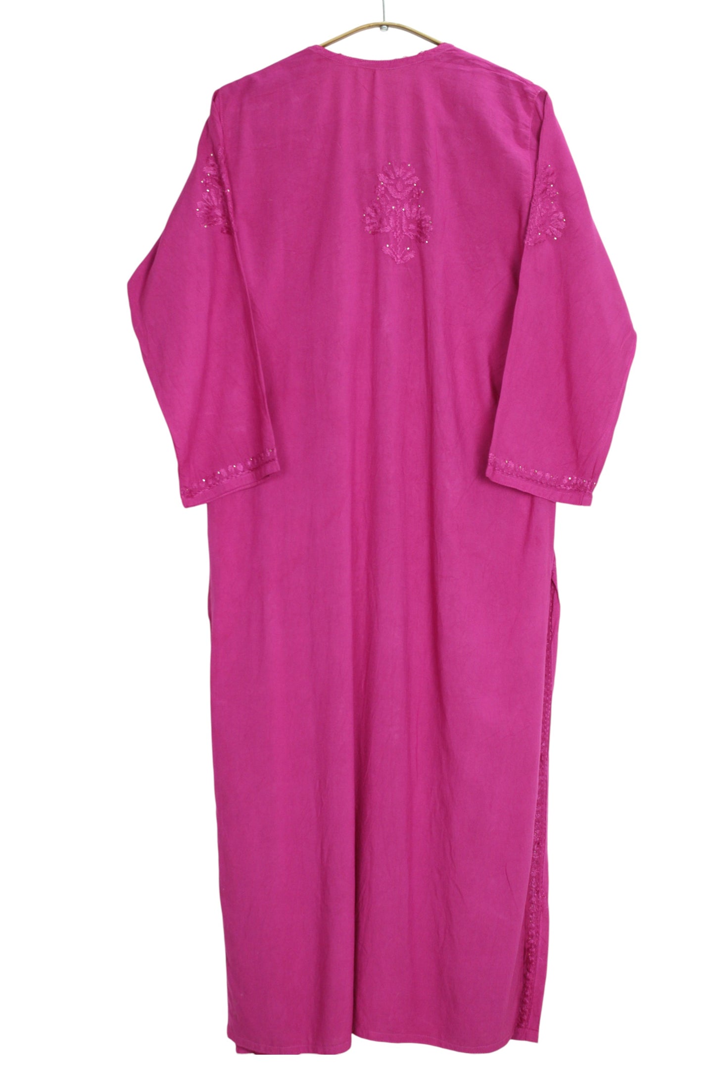 ELARA MAGENTA RAYON LONG KURTA